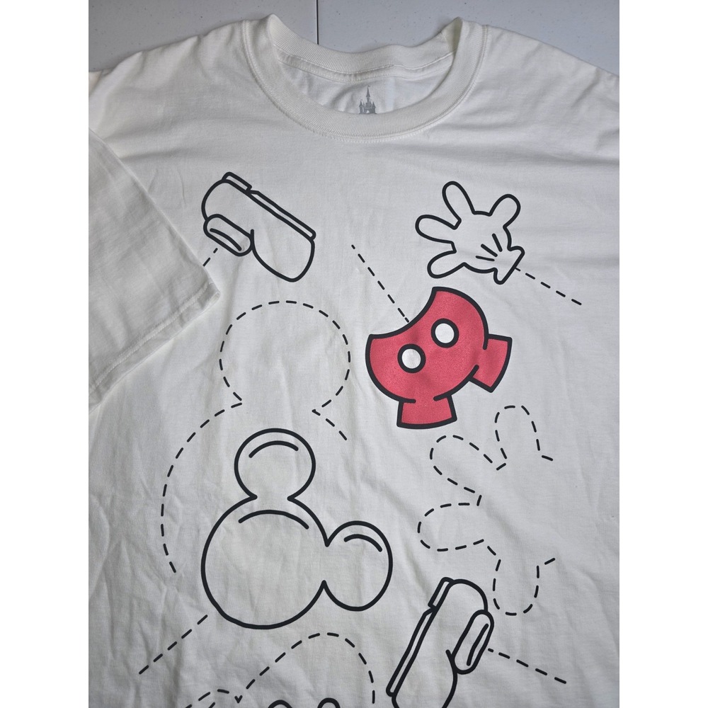 DISNEY PARKS MICKEY MOUSE Hanes‎ 2XL T-Shirt Classic -613